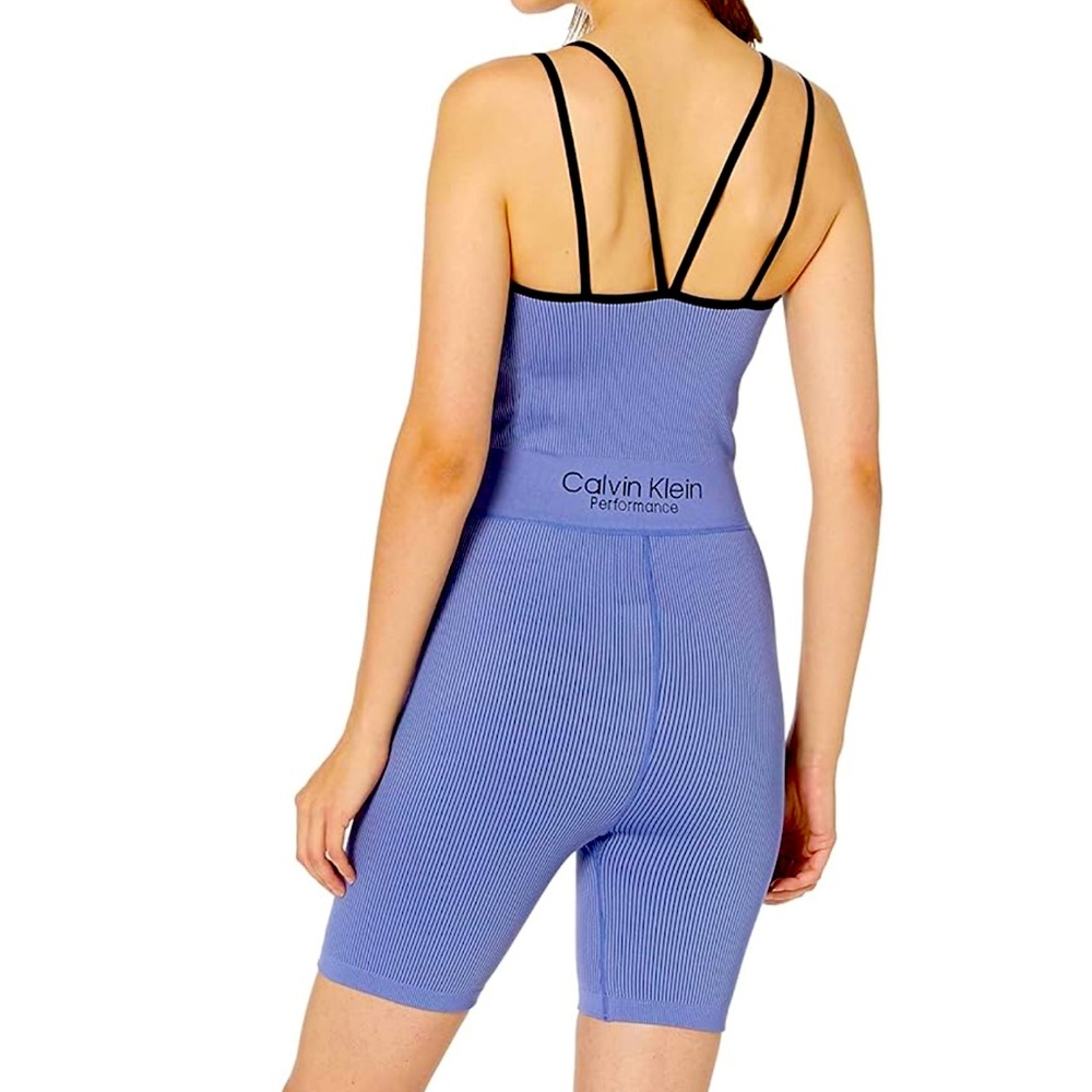 Calvin Klein Performance Ribbed One Piece Activewear Romper